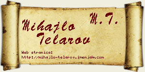 Mihajlo Telarov vizit kartica